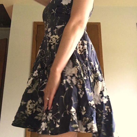 old navy mini dress, botanical print - Picture 3 of 4